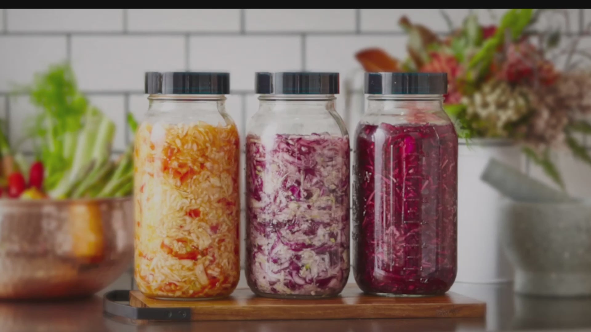 Load video: Make delicious mouthwatering Sauerkraut with Easy Fermenter